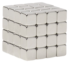 BYKES 64 Neodymium Super Strong Extremely Powerful Rare Earth Refrigerator Magnets 1/4 inch Cube N48