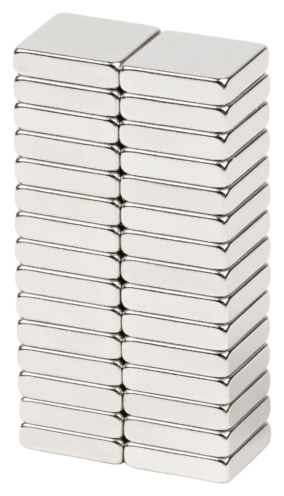 BYKES 30-pc N45 Neodymium Super Strong Extremely Powerful Rare Earth Refrigerator Magnets Square 1/2" x 1/2" x 1/8"