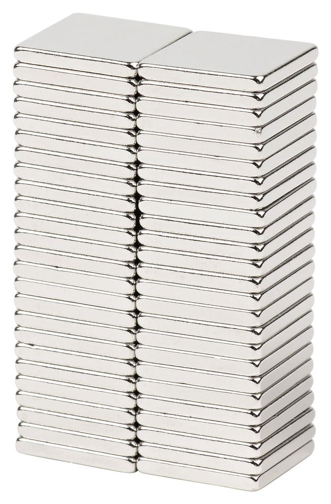 BYKES Neodymium Super Strong Extremely Powerful Rare Earth Refrigerator Magnets 1/2" x 1/2" x 1/16" Square N42 - Set of 50