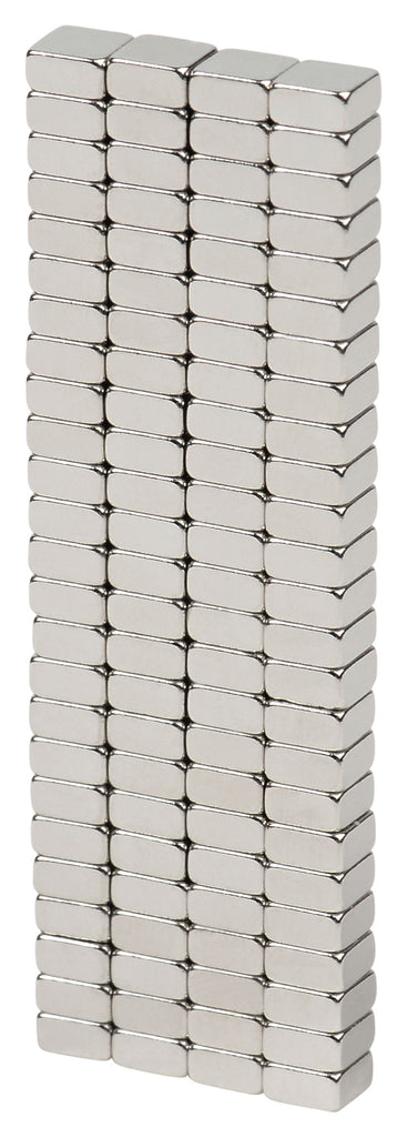 Bykes 80 Neodymium Magnets Super Strong Rare Earth Magnets Refrigerator Magnets - 1/8" x 1/8" x 1/16" Thick Square N48