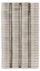 Bykes 80 Neodymium Magnets Super Strong Rare Earth Magnets Refrigerator Magnets - 1/4 x 1/16 inch Disc N48
