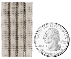 Bykes 80 Neodymium Magnets Super Strong Rare Earth Magnets Refrigerator Magnets - 1/4 x 1/16 inch Disc N48