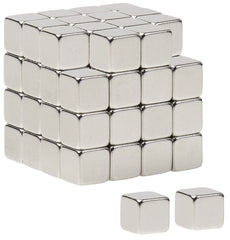 Great Gift Idea. - BYKES 64 Neodymium Super Strong Extremely Powerful Rare Earth Refrigerator Magnets 1/4 inch Cube N48