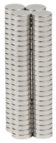 BYKES 80 Neodymium Super Strong Extremely Powerful Rare Earth Refrigerator Magnets 1/4" X 1/16" Discs