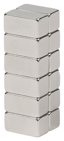 BYKES 12 Neodymium Bar Magnets Strong Magnets Refrigerator Magnets Super Strong Rare Earth Craft Magnets 1/2 x 1/4 x 1/4 inch Bar N48