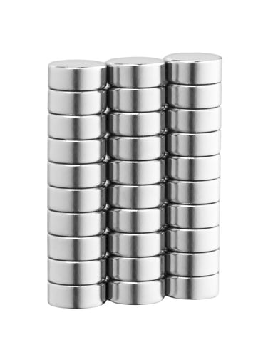 BYKES 30 Neodymium Super Strong Extremely Powerful Rare Earth Refrigerator Magnets 5/16" x 1/8" Inch Thick Disc N48