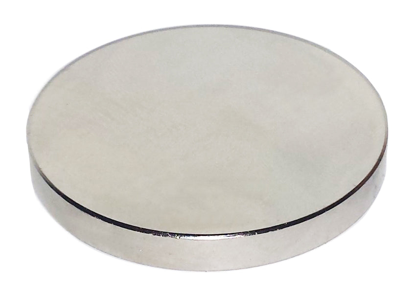 BYKES 1 Neodymium Super Strong Extremely Powerful Rare Earth Refrigerator Magnet 2 x 1/4 inch Disc N48